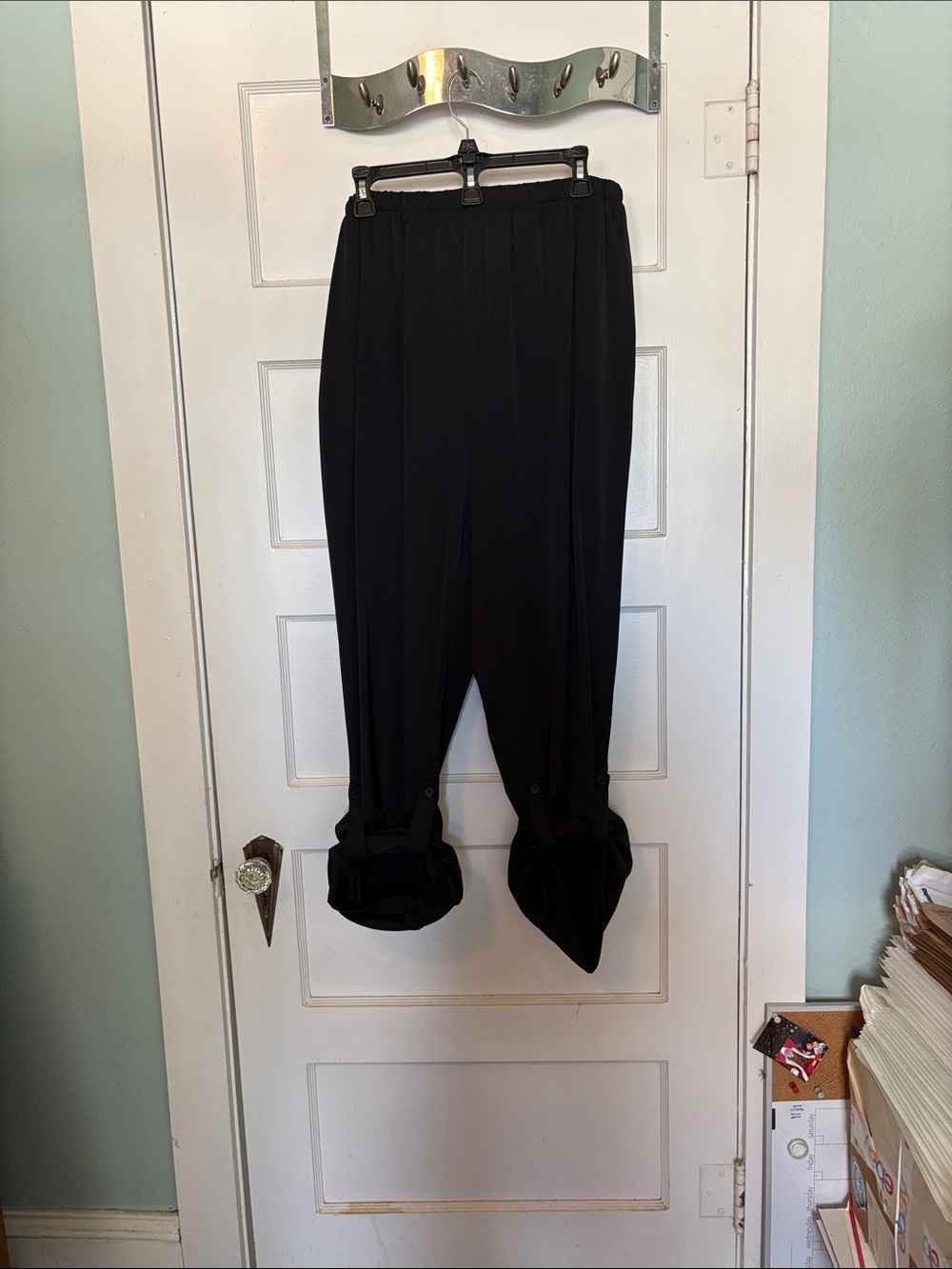 Magellan’s Travel Gear Black Women's Elastic Waist Pull-On Pants Size XL